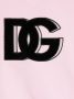 Dolce & Gabbana Kids Katoenen sweater met DG-logo Roze - Thumbnail 3