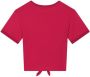 Dolce & Gabbana Kids T-shirt met logoplakkaat Rood - Thumbnail 2