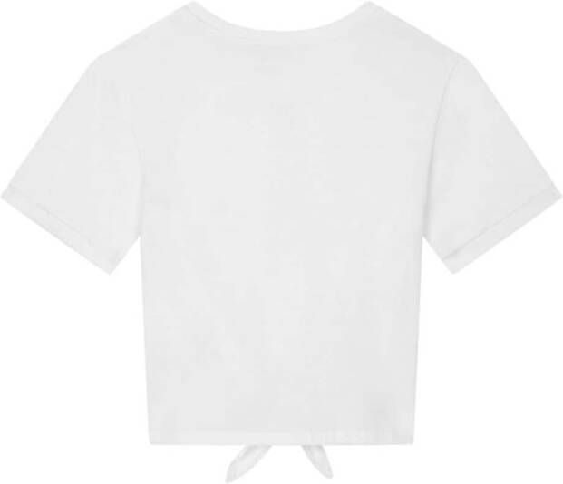 Dolce & Gabbana Kids T-shirt met logoplakkaat Wit