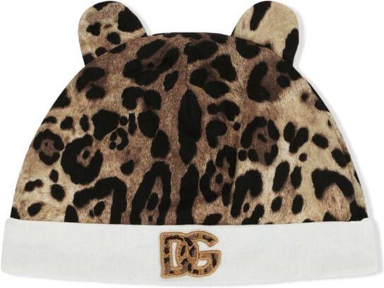 Dolce & Gabbana Kids Geschenkset met luipaardprint Wit