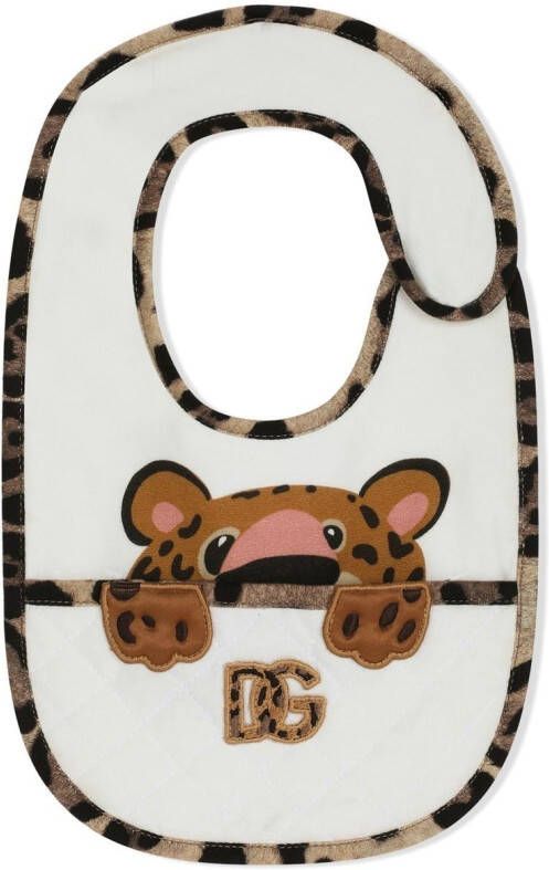 Dolce & Gabbana Kids Geschenkset met luipaardprint Wit