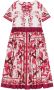 Dolce & Gabbana Kids Maxi-jurk met Majolica-print Wit - Thumbnail 2