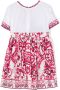 Dolce & Gabbana Kids Mouwloze mini-jurk Roze - Thumbnail 2