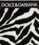 Dolce & Gabbana Kids Mini-rok van imitatiebont met zebraprint Wit - Thumbnail 3