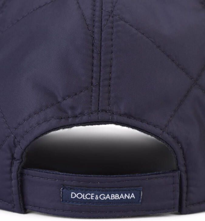 Dolce & Gabbana Kids Pet met logopatch Blauw
