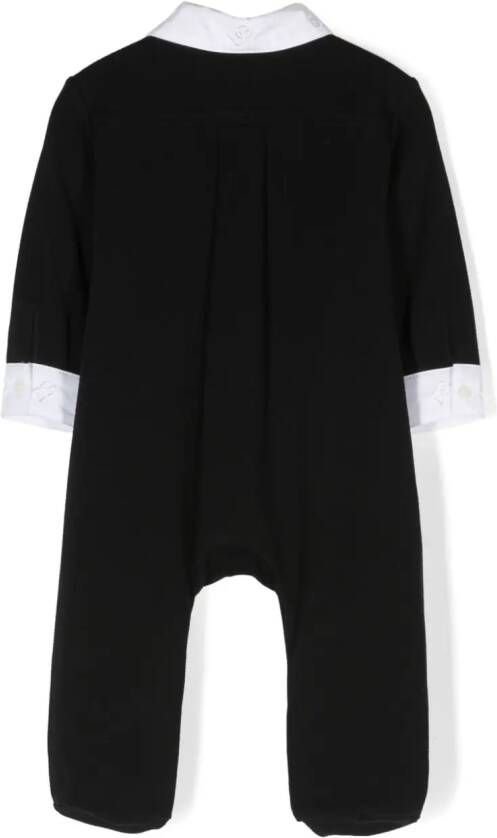 Dolce & Gabbana Kids Pyjama met geborduurd logo Zwart