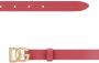 Dolce & Gabbana Kids Leren riem Roze - Thumbnail 2