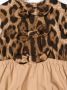 Dolce & Gabbana Kids Romper met luipaardprint kinderen katoen Spandex Elastane 12 18 Bruin - Thumbnail 2