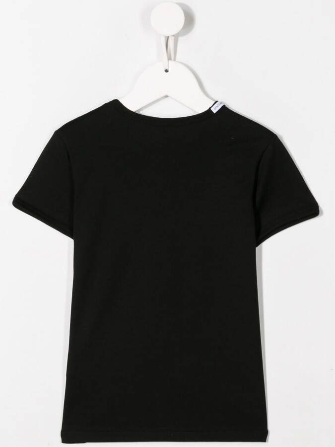 Dolce & Gabbana Kids Set van 2 T-shirts met logopatch Zwart
