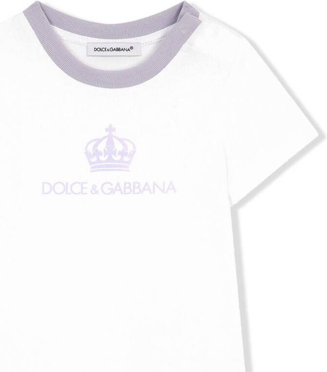 Dolce & Gabbana Kids Set van twee rompers Wit