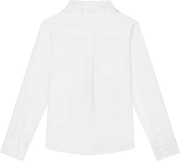 Dolce & Gabbana Kids Shirt met geborduurd logo Wit
