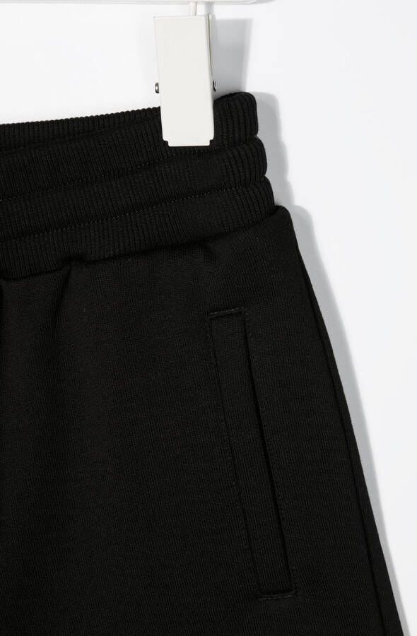 Dolce & Gabbana Kids Shorts met logoplakkaat Zwart