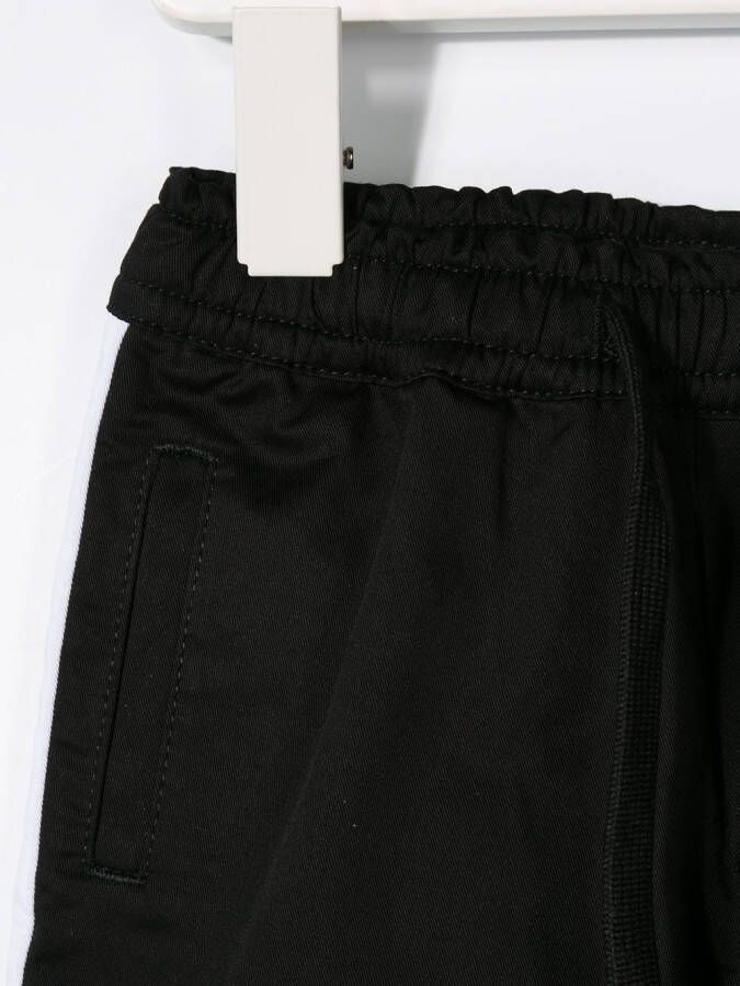 Dolce & Gabbana Kids Shorts met zijstreep Zwart