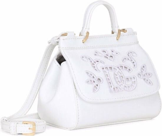 Dolce & Gabbana Kids Sicily kleine tas Wit
