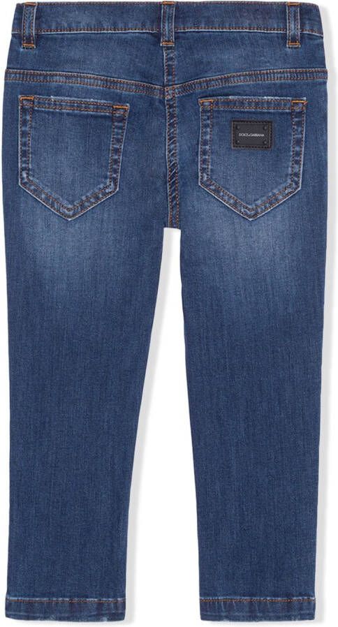 Dolce & Gabbana Kids Skinny jeans Blauw