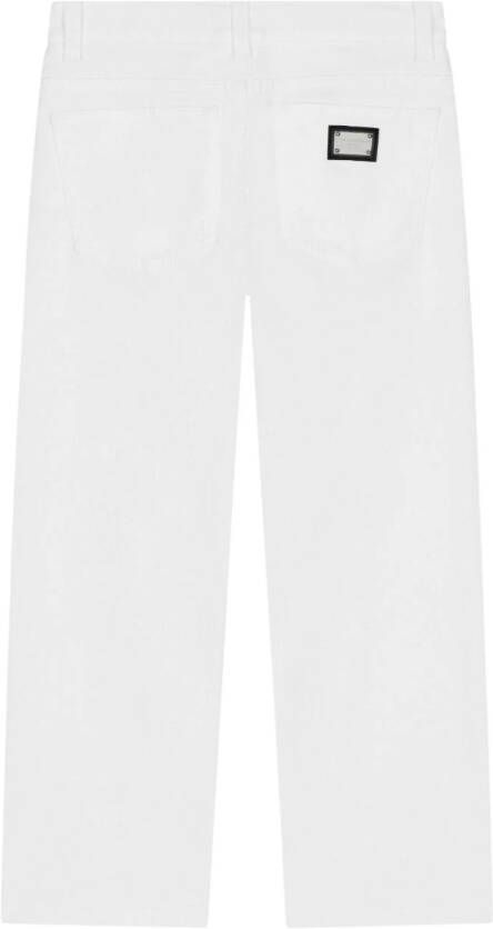 Dolce & Gabbana Kids Straight jeans Wit