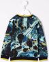 Dolce & Gabbana Kids Sweater met abstracte print Blauw - Thumbnail 2