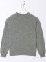 Dolce & Gabbana Kids Sweater met geborduurd logo Grijs - Thumbnail 2
