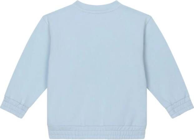 Dolce & Gabbana Kids Sweater met logo-reliëf Blauw