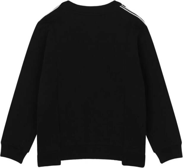 Dolce & Gabbana Kids Sweater met logo-reliëf Zwart