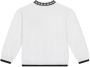 Dolce & Gabbana Kids Katoenen sweater met DG-logo Wit - Thumbnail 2