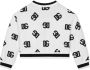 Dolce & Gabbana Kids Sweater met ronde hals en DG-logo Wit - Thumbnail 2