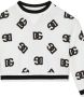 Dolce & Gabbana Kids Sweater met ronde hals en DG-logo Wit - Thumbnail 3