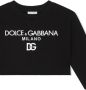 Dolce & Gabbana Kids Katoenen hoodie met geborduurd logo Zwart - Thumbnail 3