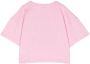 Dolce & Gabbana Kids T-shirt met geborduurd logo Roze - Thumbnail 2