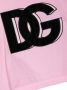 Dolce & Gabbana Kids T-shirt met geborduurd logo Roze - Thumbnail 3