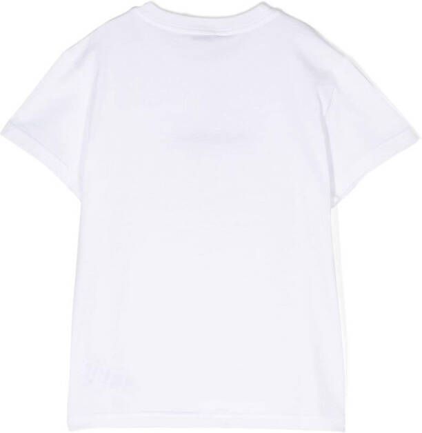 Dolce & Gabbana Kids T-shirt met geborduurd logo Wit