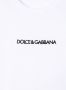 Dolce & Gabbana Kids T-shirt met geborduurd logo Wit - Thumbnail 3