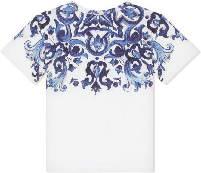 Dolce & Gabbana Kids T-shirt met korte mouwen Wit