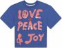 Dolce & Gabbana Kids T-shirt met logo Blauw - Thumbnail 3