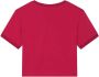 Dolce & Gabbana Kids T-shirt met logo van stras Rood - Thumbnail 2