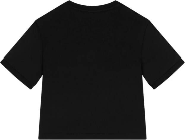 Dolce & Gabbana Kids T-shirt met logo Zwart