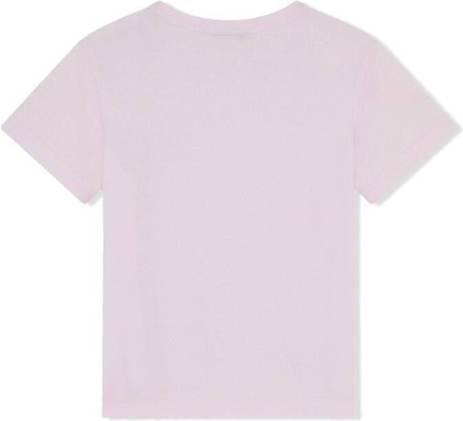 Dolce & Gabbana Kids T-shirt met logopatch Grijs