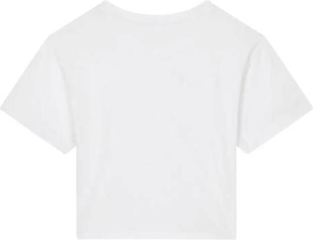 Dolce & Gabbana Kids T-shirt met logopatch Wit