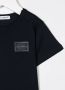 Dolce & Gabbana Kids T-shirt met logoplakkaat Blauw - Thumbnail 3