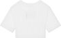 Dolce & Gabbana Kids Cropped T-shirt met logo-label Wit - Thumbnail 2