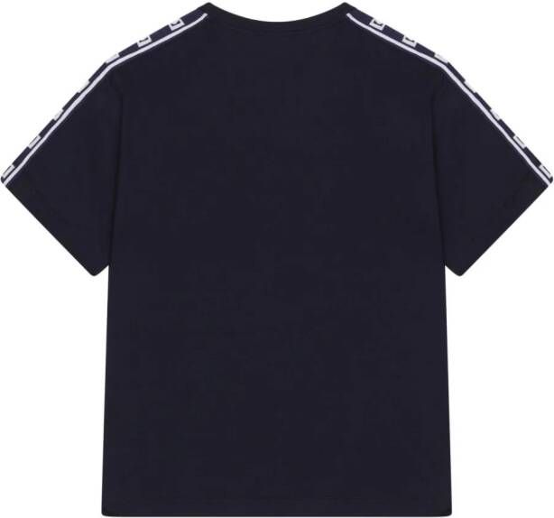 Dolce & Gabbana Kids T-shirt met logoplakkaat Zwart