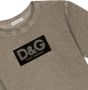 Dolce & Gabbana Kids T-shirt met logoprint Bruin - Thumbnail 3