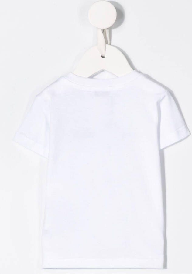 Dolce & Gabbana Kids T-shirt met logoprint Wit