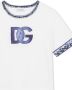 Dolce & Gabbana Kids Katoenen T-shirt met logo Wit - Thumbnail 3