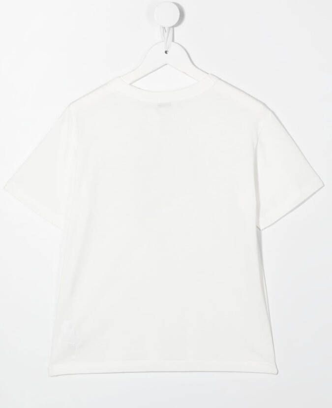 Dolce & Gabbana Kids T-shirt met logoprint Wit