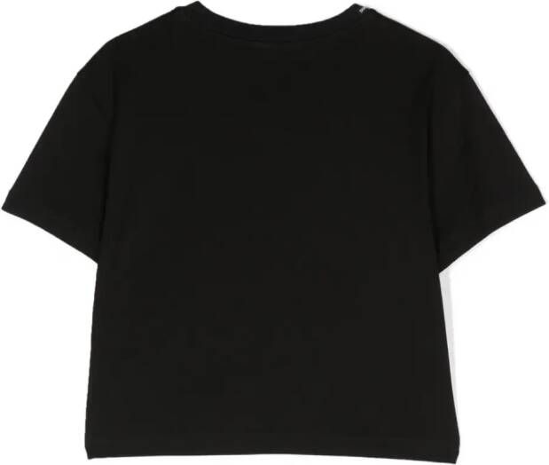 Dolce & Gabbana Kids T-shirt met logoprint Zwart