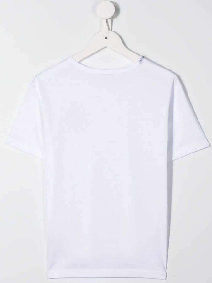 Dolce & Gabbana Kids T-shirt met patch Wit