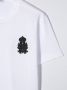 Dolce & Gabbana Kids T-shirt met patch Wit - Thumbnail 3