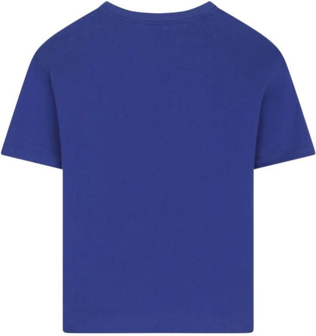 Dolce & Gabbana Kids T-shirt met print Blauw