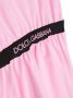 Dolce & Gabbana Kids T-shirtjurk met logoprint Roze - Thumbnail 3